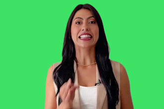 be your spokesperson for videos in spanish filmed with green or white background