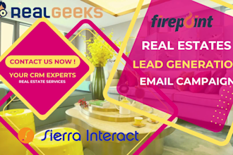 setup go high level real geeks firepoint sierra website email automation