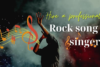 be your male rock singer pop edm vocalist singer male rock vocals ghost producer
