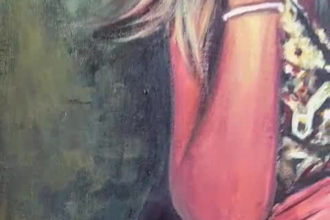 hand paint acrylic or oil portrait on canvas from any photo