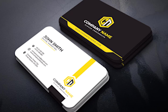 design minimalist and modern business card
