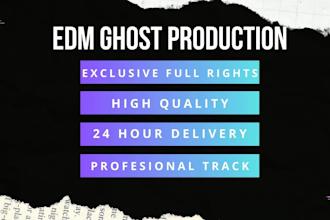 be your professional edm music for you