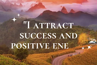 create 100 engaging affirmation videos for shorts, reels and tiktok with logo