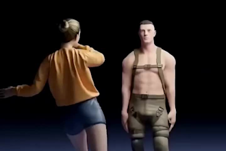 rig, animate, and render your 3d character using blender