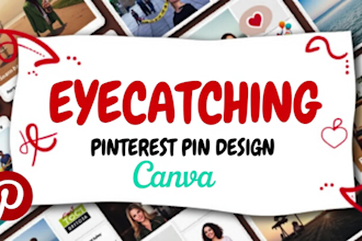 design a professional seo optimized pinterest pin for your shopify niche