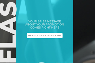 create animated facebook, instagram graphic post