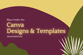 create canva templates and posts for social media instagram