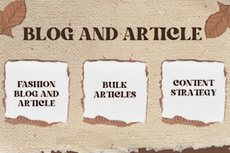 write fashion lifestyle blog bulk article guest news post website content