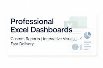 create a custom dashboard in excel and power bi