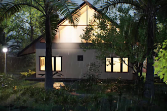 create realistic interior exterior renderings for your dream house