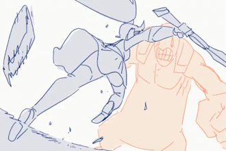 pencil sketch line art animation 2d line art frame by frame animation flip book