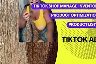 set up tiktok shop, manage instagram shop, facebook shop