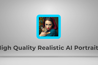do custom high quality realistic ai portraits arts