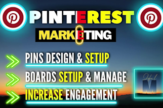 be your pinterest marketing manager, create pins and boards