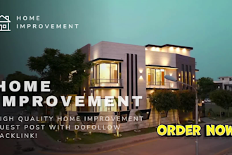 home improvement guest post with dofollow backlink