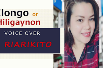do an ilongo or hiligaynon voice over