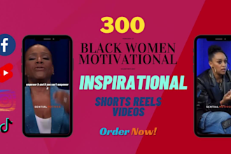 provide black women shorts videos or reels for youtube