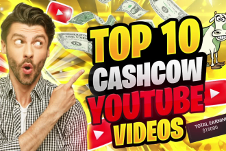 make professional top 10 viral faceless cash cow youtube videos