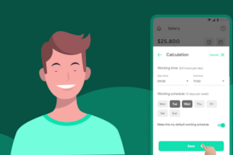 do stylish app and web promo video with motion graphics