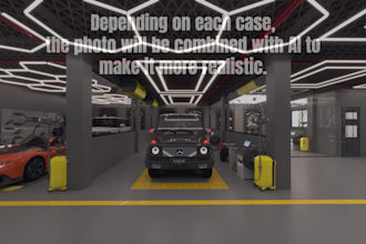 provide professional garage design or remodeling with realistic 3d renderings