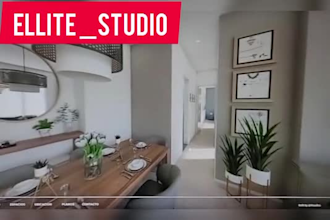 create a custom 360 virtual tour and rendering, walkthrough for real estate
