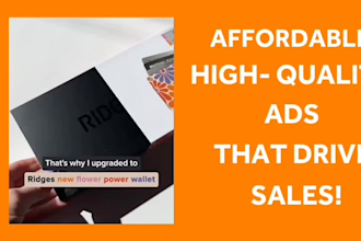 create engaging facebook, instagram video ads for dropshipping products
