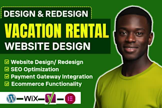 design vacation rental website lodgify website airbnb short term rental