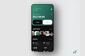 build custom fintech app neobank app bank app money p2p transfer app loan app