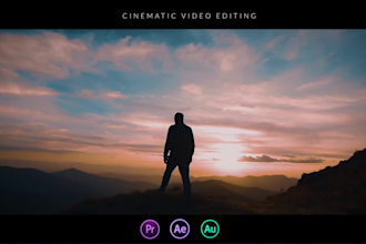 edit cinematic videos, vlogs and youtube top 10 videos