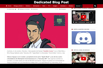 publish your post or article in my geek website