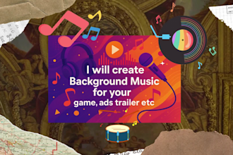 create a catchy jingle or bgm for your ad, trailer, or game