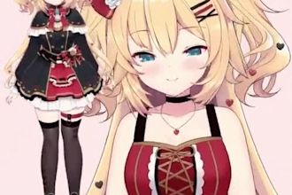 design vtuber 2d vtuber rigging animie vtuber chibi vtuber live 2d vtuber model