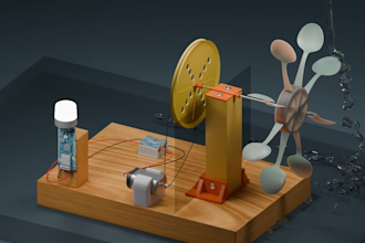 make 3d industrial machine design