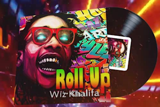 design or draw your cartoon album, single cover