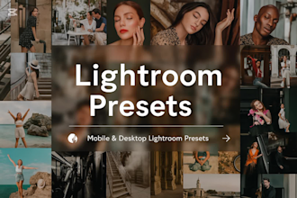 create trendy lightroom presets for mobile desktop aesthetic filters