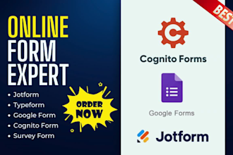 create jotform, typeform, google form, cognito form, survey, formstack, wpforms