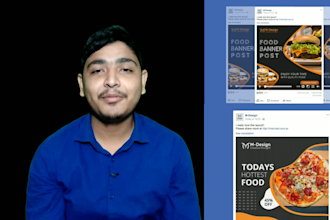 design restaurant social media post
