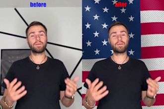 rotoscoping video, eddit background, video effects