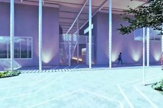 design and render 3d stadium, sports facility, pool, basketball court layout