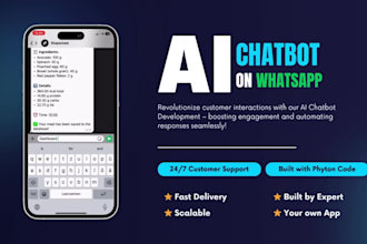 build an advanced whatsapp chatbot with ai and custom logic