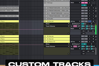 be your music producer for  afro house and melodic techno