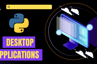 create desktop applications, contact me for further details