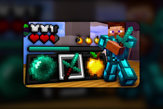 create a thumbnail for your minecraft video or texture pack