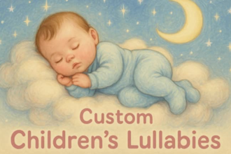 write heartfelt custom lullaby lyrics with your babys name for bedtime songs