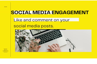 be your social media marketing manager and content creator