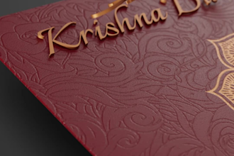 design elegant invitation or business cards for special occasions