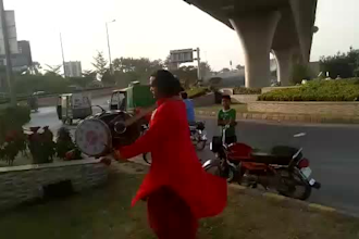 arrange desi drummer to promote your website,brand,wishes in unique style