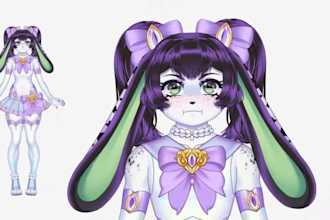 vtuber rig, vtuber model, live 2d vtuber model live 2d, vtuber streaming