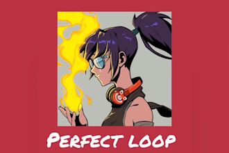 animate your 2d nft artwork using both hand drawing and ae