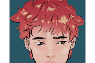 draw you a headshot in my artstyle